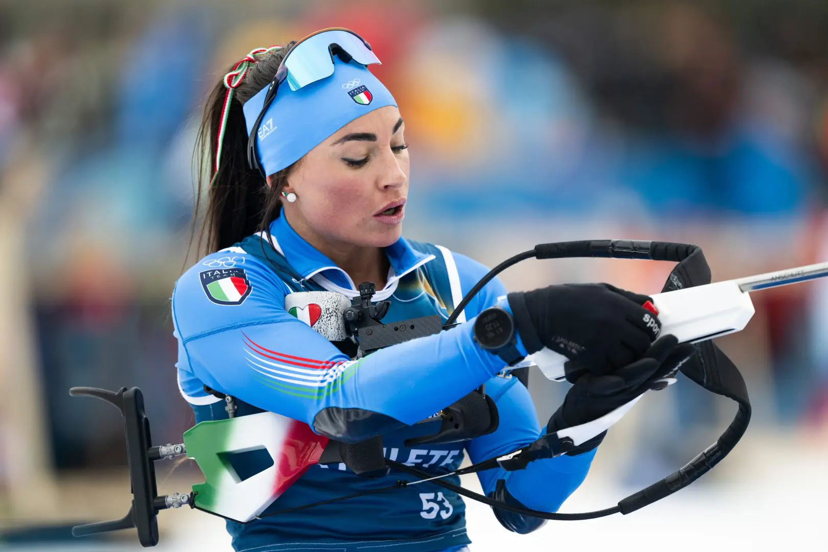 Biathlon, Italia d’argento nella staffetta mista: Giacomel, Hofer, Wierer e Vittozzi da sogno