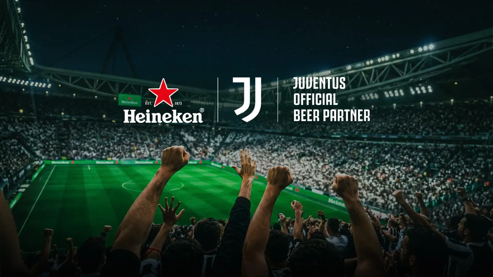 Heineken è il nuovo official beer partner della Juventus
