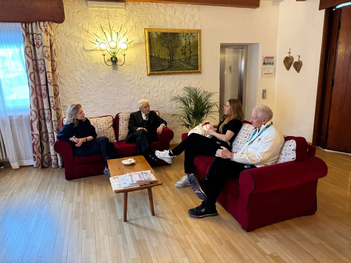 Goggia in visita da Mattarella a Cortina, domani il Presidente assisterà al Super-G femminile