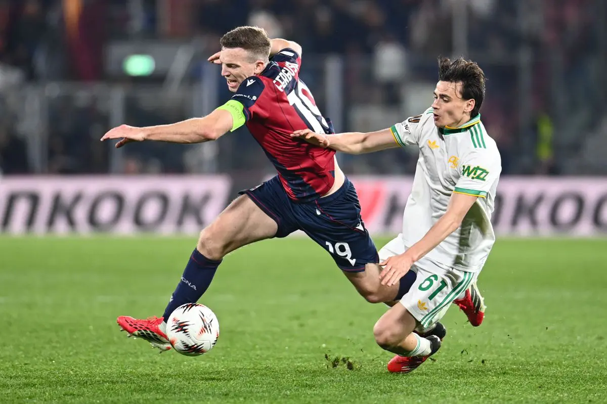 Europa League, 1-1 tra Bologna e Roma nell’andata degli ottavi: Pellegrini risponde a Bernardeschi