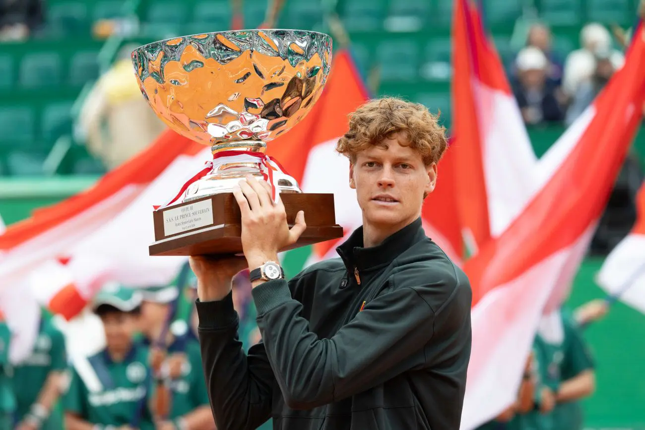 Sinner torna al comando del ranking Atp dopo il trionfo a Montecarlo, Musetti scivola in nona posizione