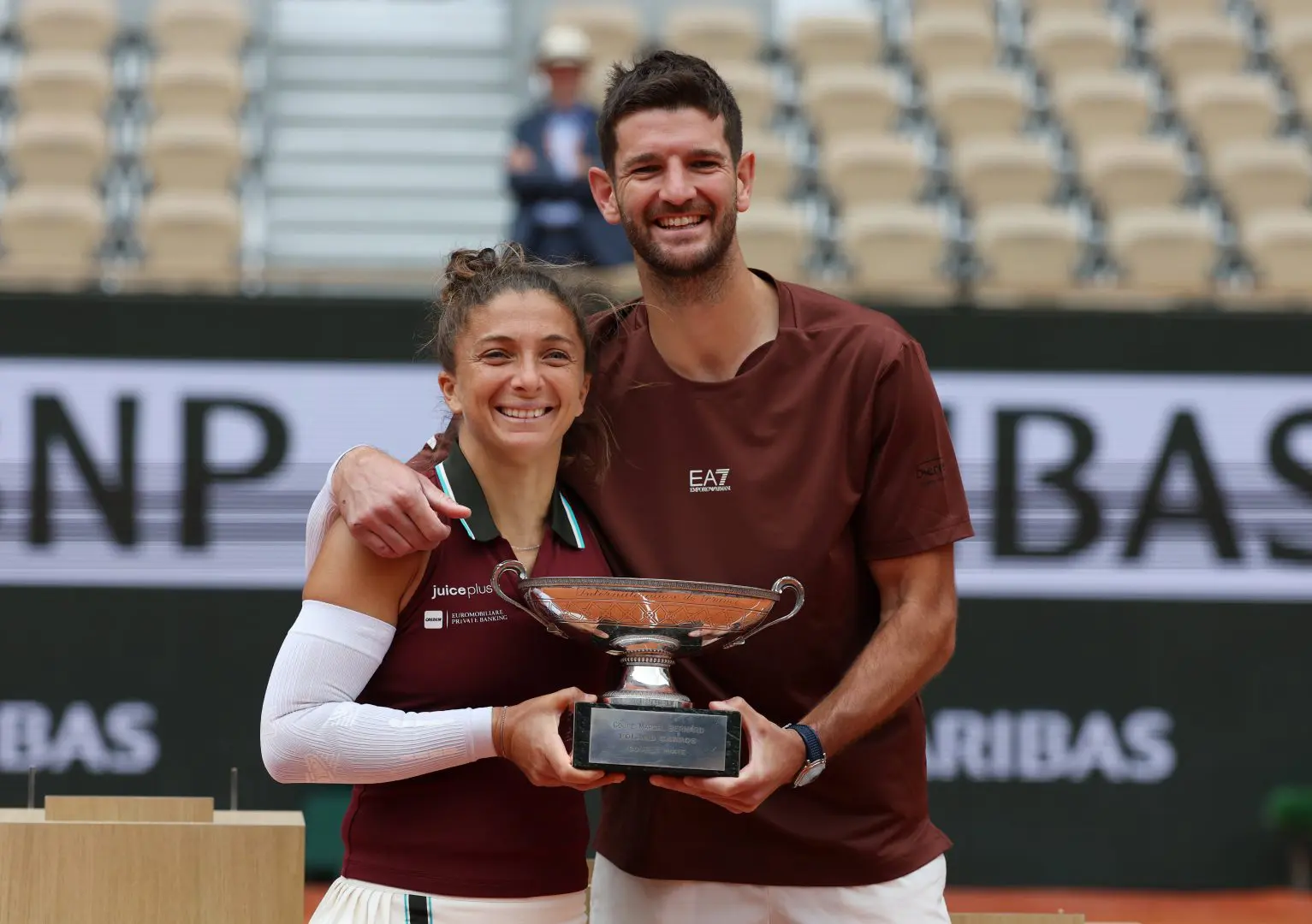 Roland Garros, Errani/Vavassori concedono il bis e trionfano nel doppio misto