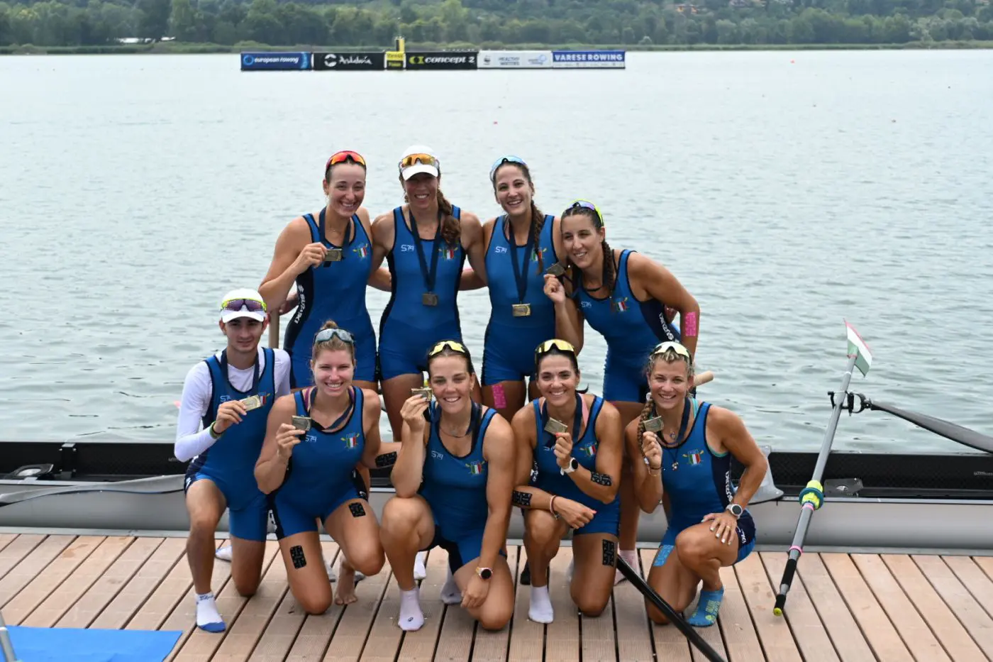 Canottaggio, l’Italia chiude con nove medaglie agli Europei di Varese