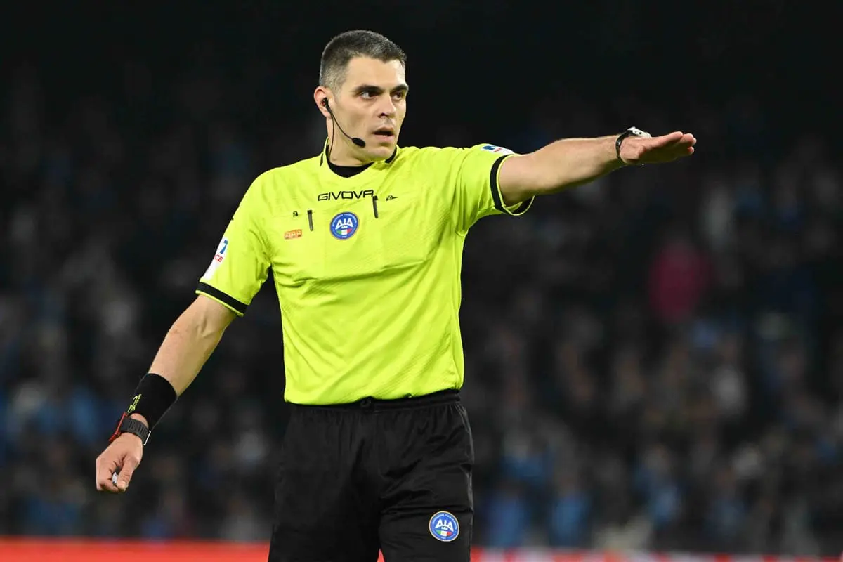 Designazioni arbitrali: a Sozza Inter-Napoli, Mariani dirigerà Juventus-Milan