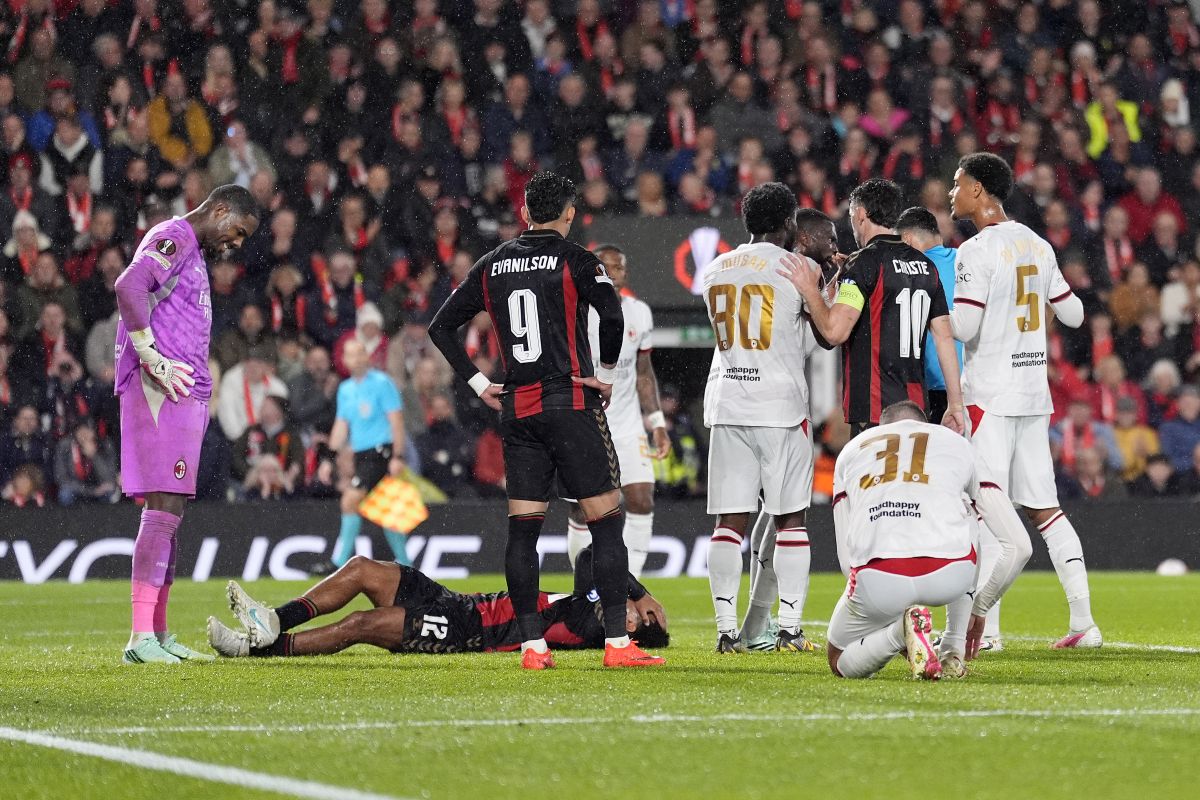 Maignan espulso e il Milan crolla in Europa, il Bournemouth vince 3-0