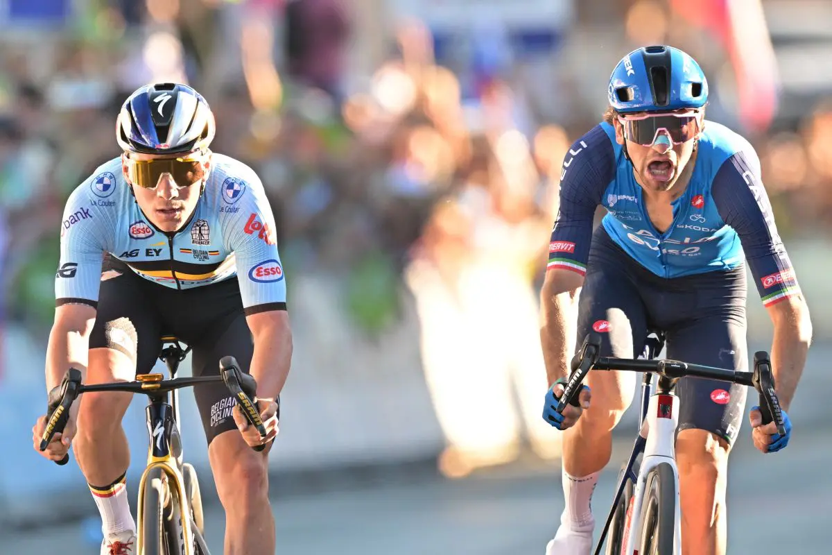 Evenepoel trionfa nella prova in linea degli Europei di ciclismo, argento Ciccone e bronzo Scaroni