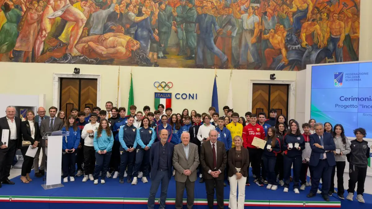 La Federscherma premia i vincitori del progetto “Incentivazione allo Studio”